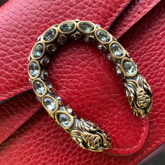 Red Mini Dionysus Gucci Crossbody Bag - Picture 3 of 8